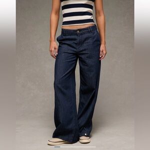 American Eagle Baggy Wide-Leg Trousers